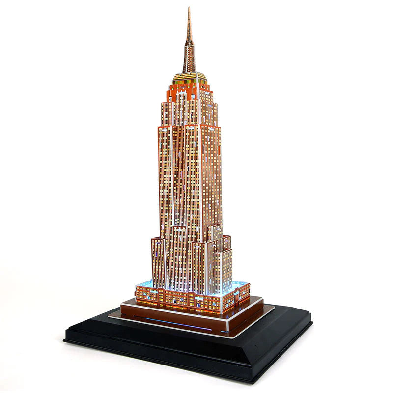 LED Empire State - Architecture Model - Rompecabezas 3D