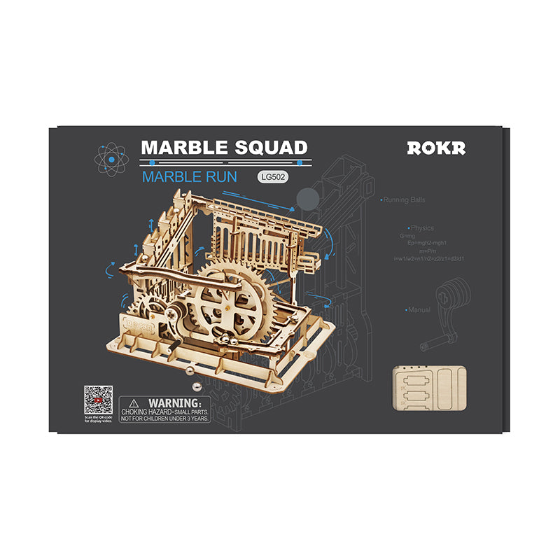 Marble Squad - Rompecabezas 3D - Maqueta de Madera ROKR