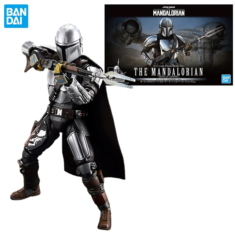 1/12 THE MANDALORIAN (BESKAR ARMOR) SILVER COATING Ver. - Model Kit Articulado Bandai