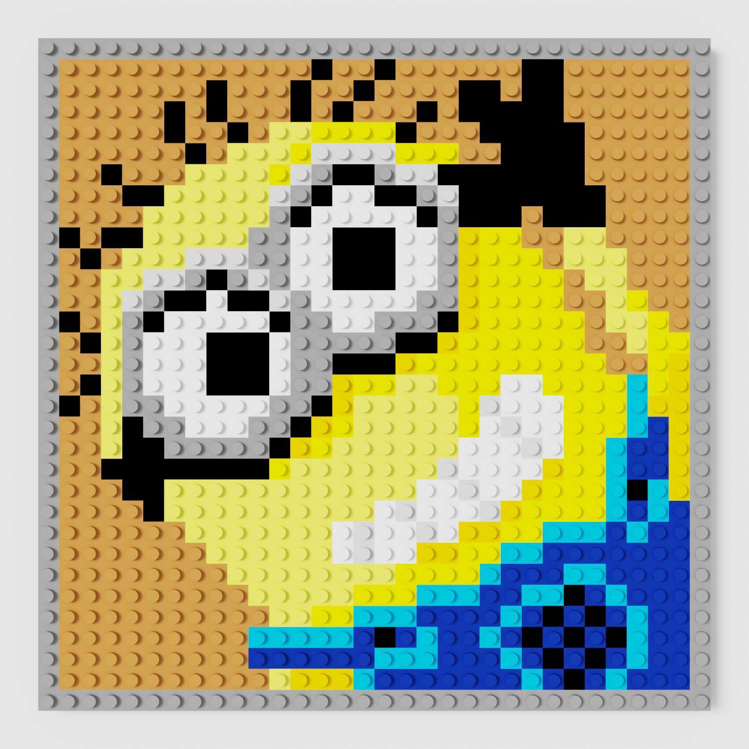 Minion Bob Puzzle 2D - 25.5 x 25.5cm - Pix Brix