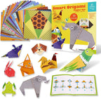Kit de Origami Infantil Mundo Animal - 30 Animales - Origami