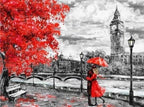 Otoño en Londres (40 x 30 cm) - Diamante Cuadrado - Pinturas de Diamantes