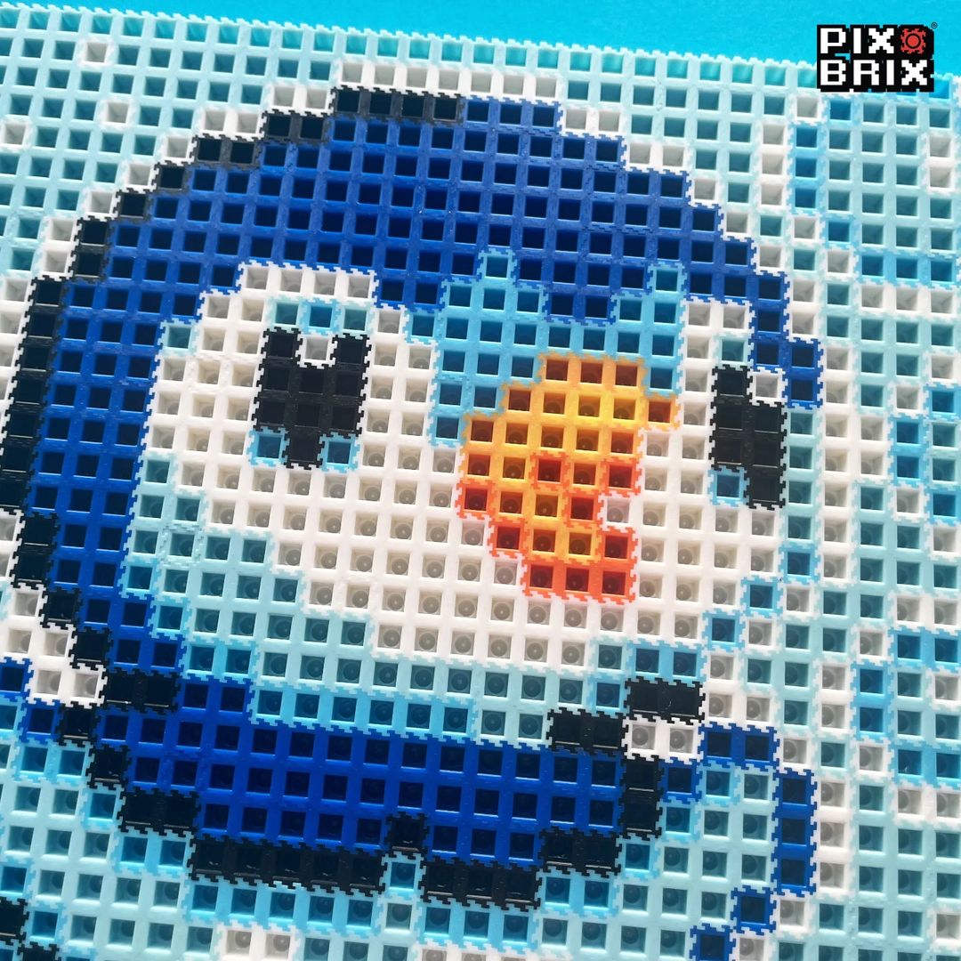 Piplup Puzzle 2D - 25.5 x 25.5cm - Pix Brix