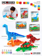 Triceratops - Figuras Dinosaurio Pix Brix 3D