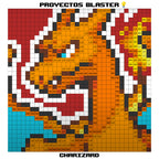 Charizard Puzzle 2D - 25.5 x 25.5cm - Pix Brix