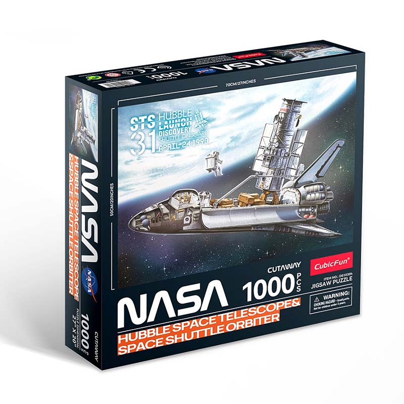 NASA Hubble Space Telescope Space Shuttle Orbiter 1000 PCS - Rompecabezas 2D