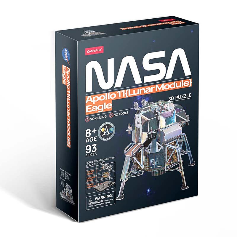 NASA Apolo 11 Modulo Lunar Eagle - Rompecabezas 3D