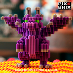 Purple Dragon Armable 3D - Pix Brix