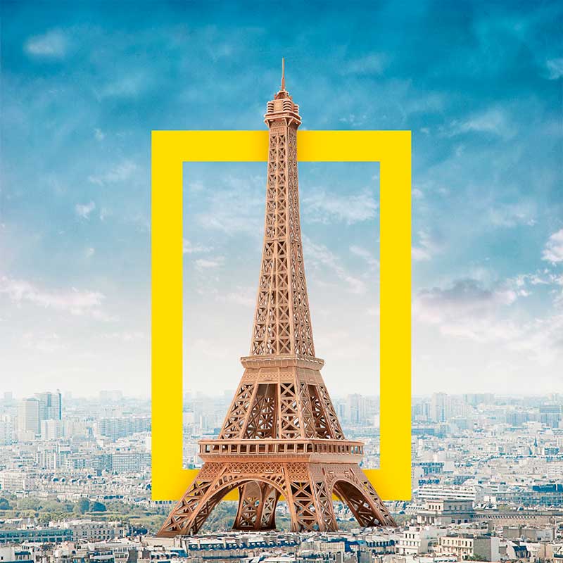 Eiffel Tower - Nat Geo - Rompecabezas 3D