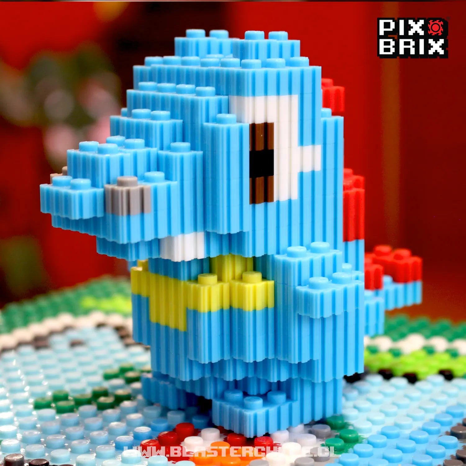 Totodile Armable 3D - Pokemon - Pix Brix