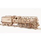 Locomotora de Vapor - Maqueta Mecánica de Madera - Ugears