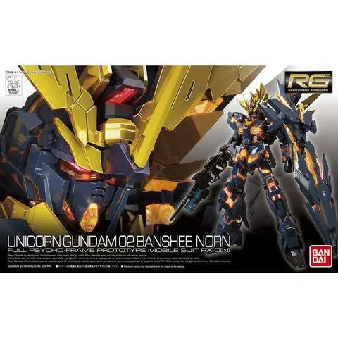 RG 1/144 UNICORN GUNDAM 02 BANSHEE NORN - Model Kit Articulado - Bandai