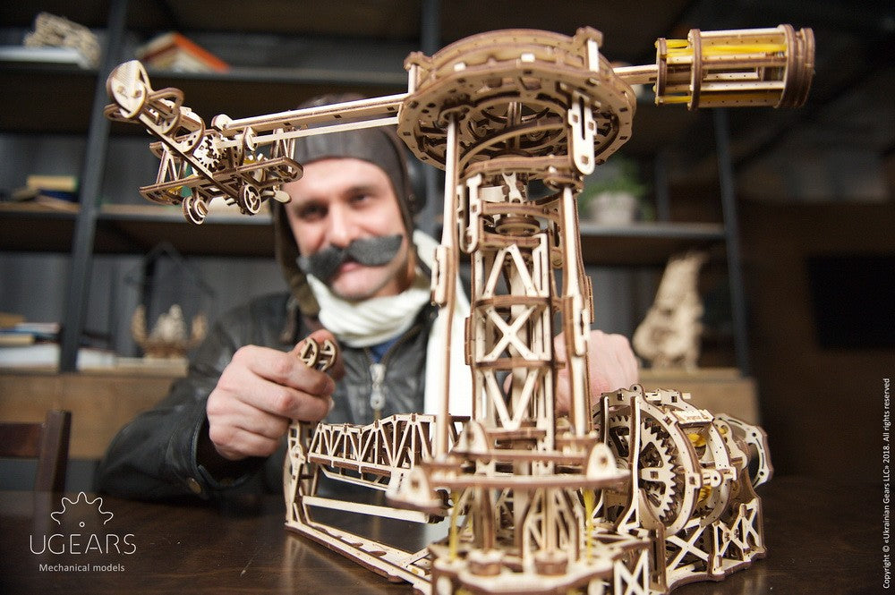 Aviator - Maqueta Mecánica de Madera - Ugears