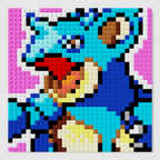 Nidoqueen Puzzle 2D - 25.5 x 25.5cm - Pix Brix