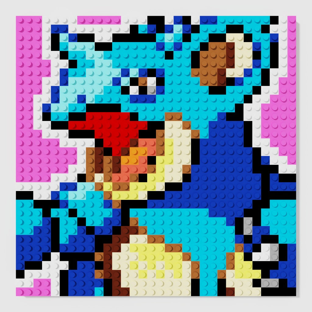 Nidoqueen Puzzle 2D - 25.5 x 25.5cm - Pix Brix