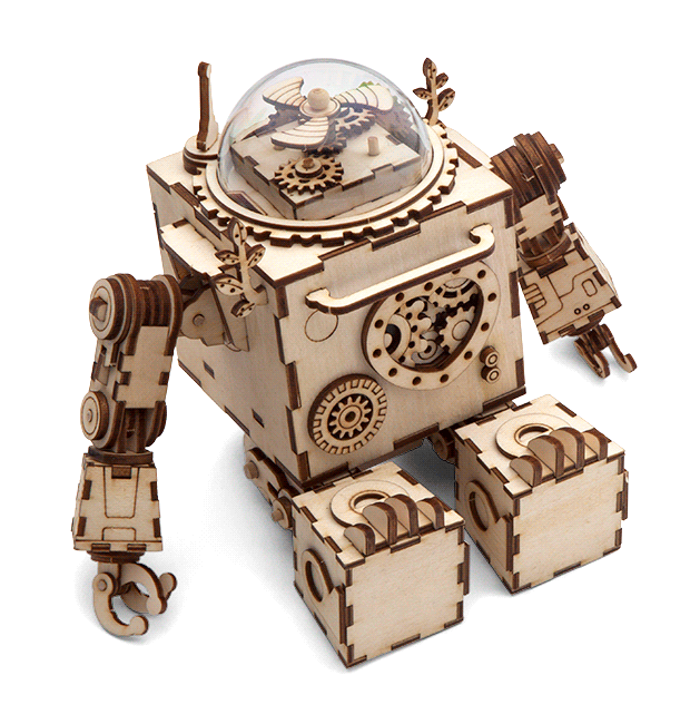Orpheus Music Box - Rompecabezas 3D de Madera - ROKR