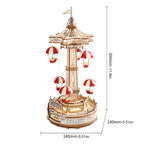 Parachute Tower - Rompecabezas 3D de Madera - ROKR
