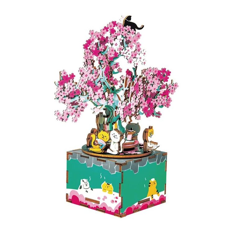 Cherry Blossom Tree - Caja Musical Armable