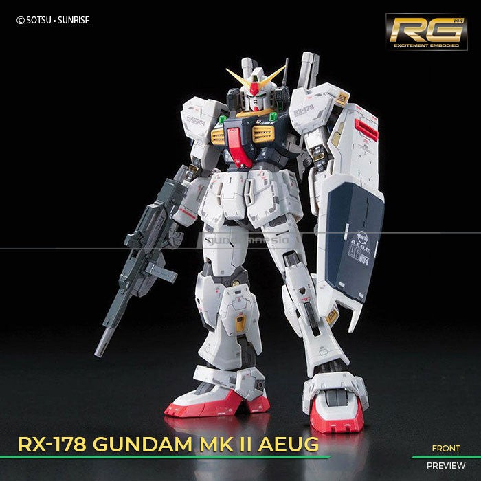 RG 1/144 RX-178 GUNDAM MK-II A.E.U.G. - Model Kit Articulado - Bandai