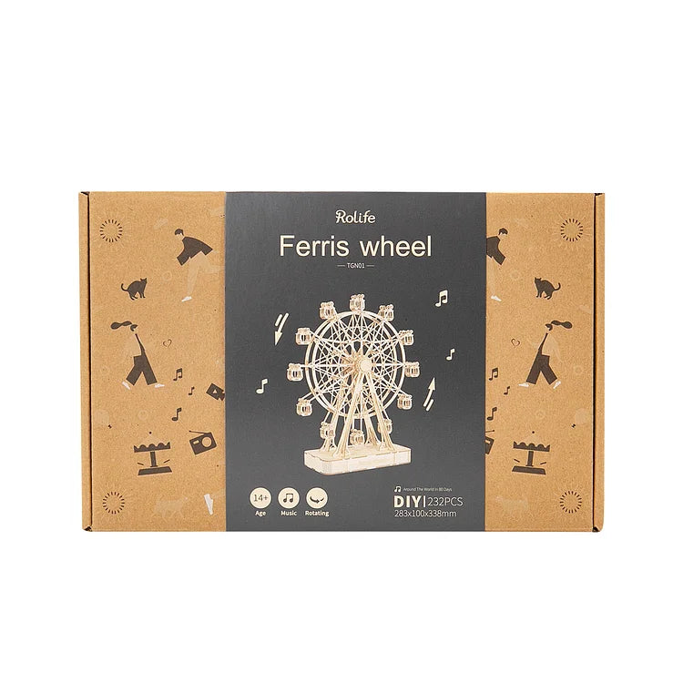 Ferris Wheel Musical - Rompecabezas 3D - Maqueta de Madera Rolife
