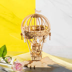 Hot Air Ballon - Rompecabezas 3D - Maqueta de Madera Rolife