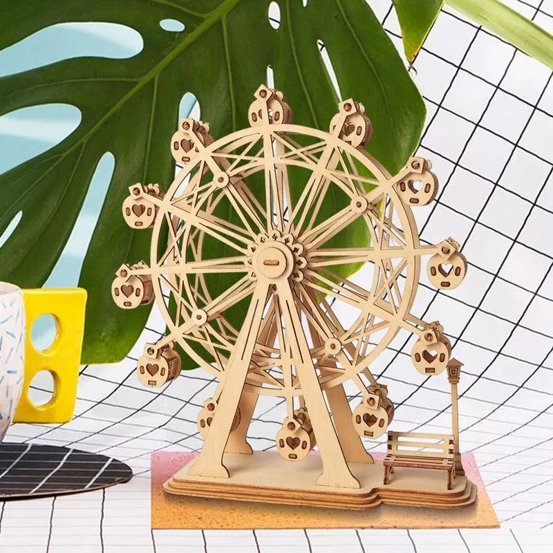 Ferris Wheel - Rompecabezas 3D - Maqueta de Madera Rolife