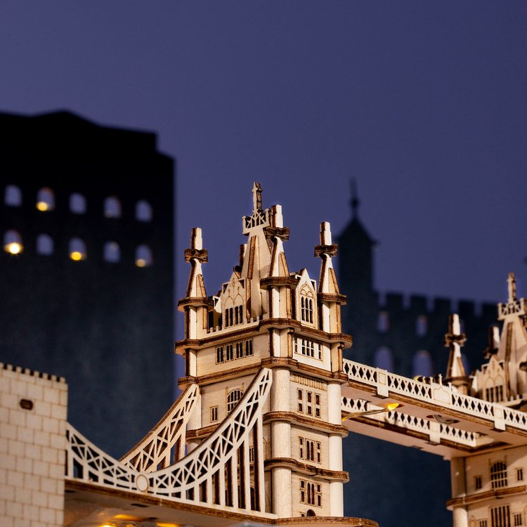 Tower Bridge - Rompecabezas 3D - Maqueta de Madera Rolife