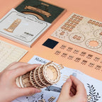 Torre inclinada de Pisa - Rompecabezas 3D - Maqueta de Madera Rolife