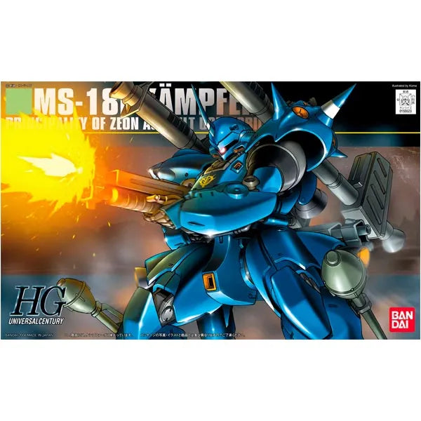 1/144 HGUC MS-18E KÄMPFER - Model Kit Articulado - Bandai