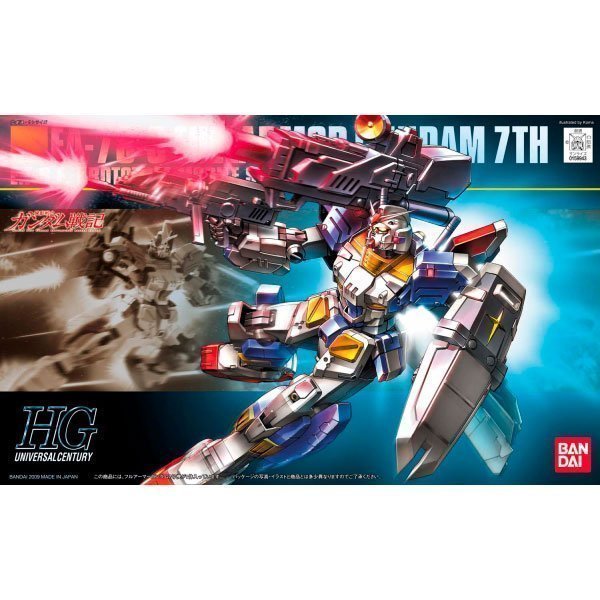 1/144 HGUC RX-78-3 FULL ARMOR GUNDAM 7th - Model Kit Articulado - Bandai