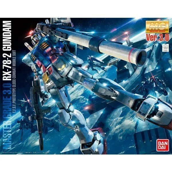 MG 1/100 RX-78-2 GUNDAM Ver.3.0 - Model Kit Articulado - Bandai