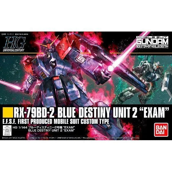 1/144 HGUC RX-79BD-2 Blue Destiny Unit 2 EXAM - Model Kit Articulado - Bandai