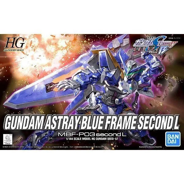 1/144 HG Gundam Astray Blue Frame Second L - Model Kit Articulado - Bandai