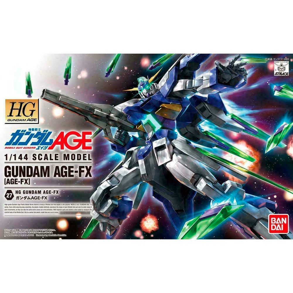 HG 1/144 Gundam Age-Fx - Model Kit Articulado - Bandai