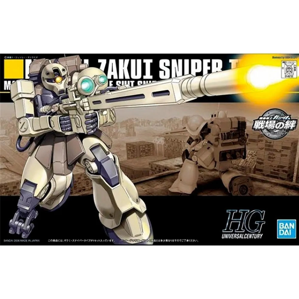 1/144 HGUC Zaku I Sniper Type - Model Kit Articulado - Bandai