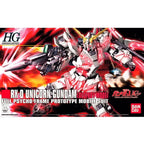 1/144 HGUC RX-0 UNICORN GUNDAM (DESTROY MODE) - Model Kit Articulado - Bandai