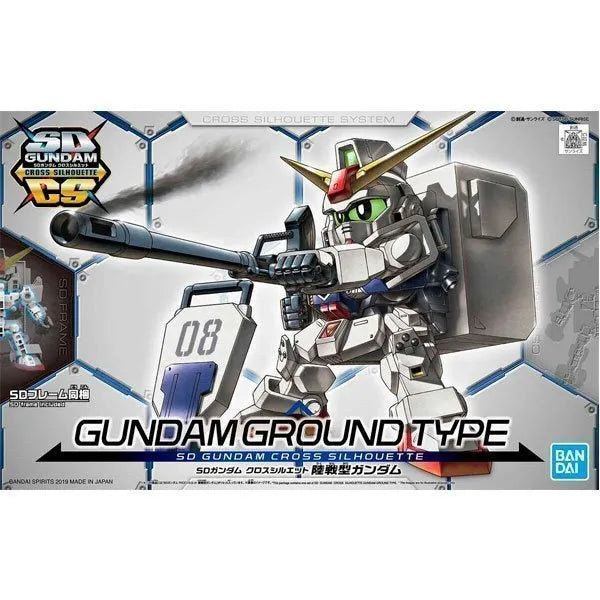SD Gundam Cross Silhouette Gundam Ground Type 08 - Model Kit Articulado - Bandai