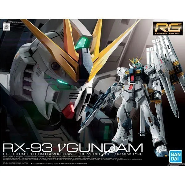 RG 1/144 RX-93 V GUNDAM - Model Kit Articulado - Bandai