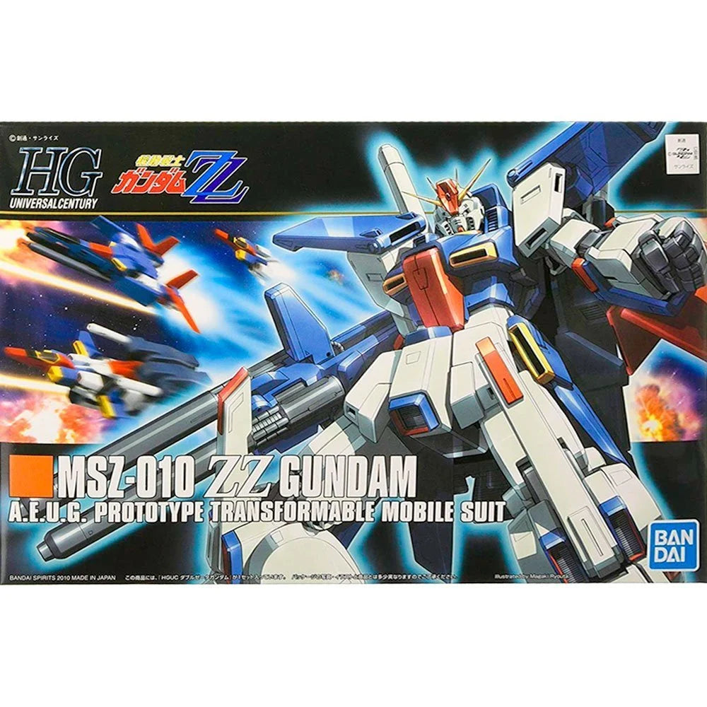 BANDAI HG MOBILE SUIT MSZ-010 ZZ GUNDAM
