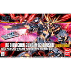 HGUC 1/144 RX-0 Unicorn Gundam 02 Banshee (Destroy Mode) - Model Kit Articulado - Bandai