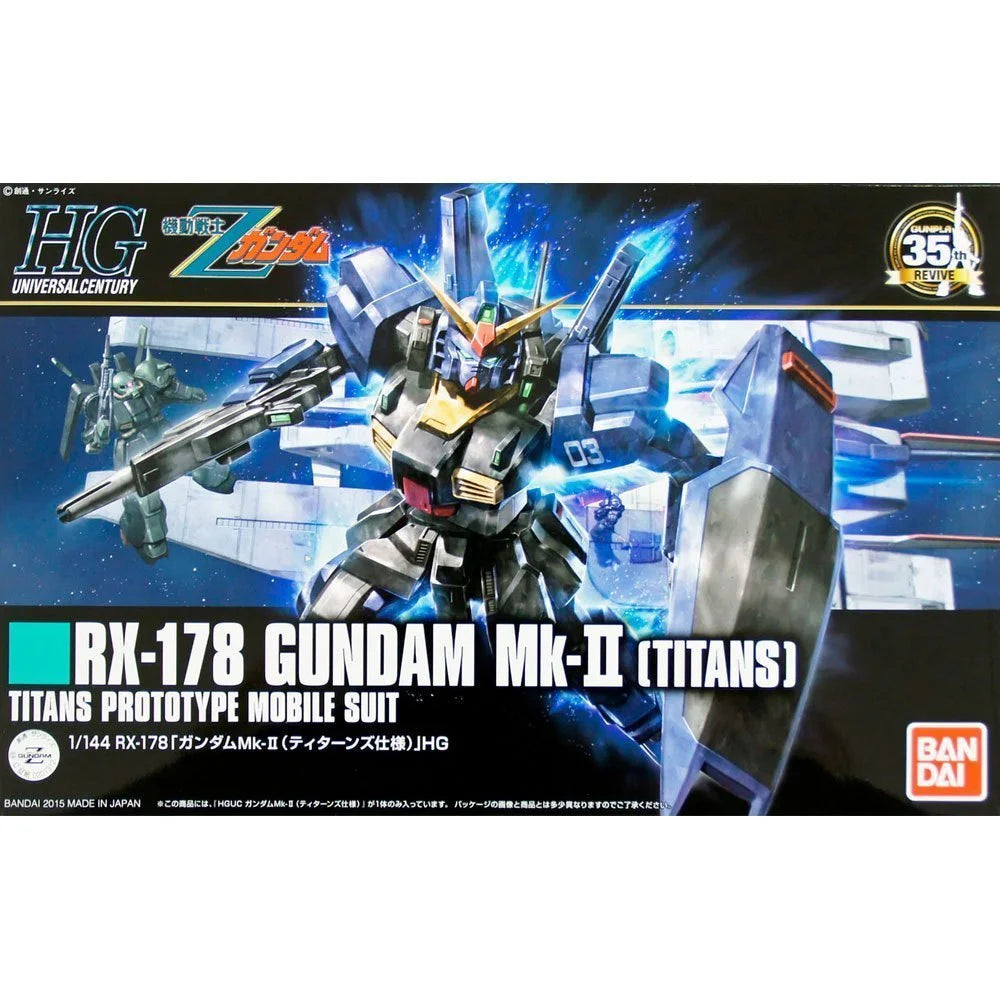 HGUC 1/144 RX-178 Gundam Mk-II (TITANS) - Model Kit Articulado - Bandai