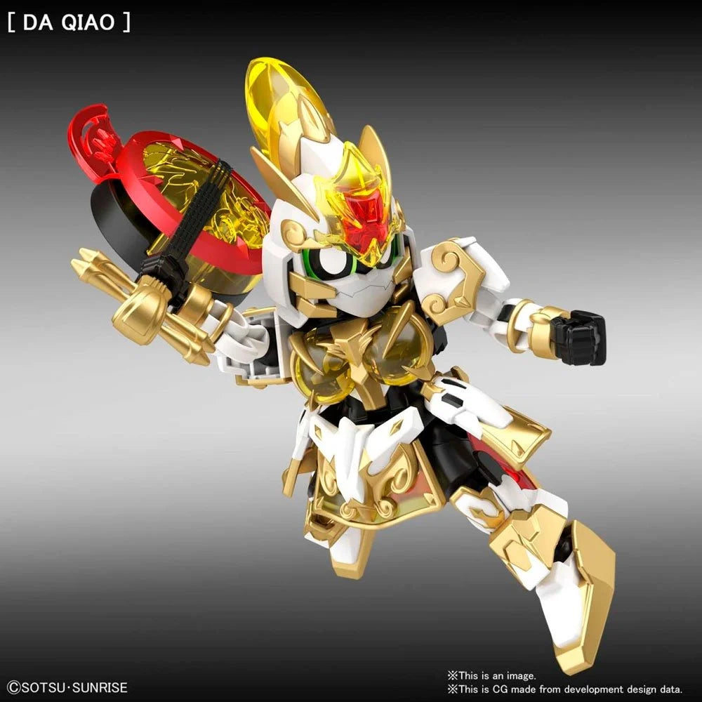 SD Sangoku Soketsuden Da Qiao Gundam Artemie / Xiao Qiao Gn Archer - Model Kit Articulado - Bandai