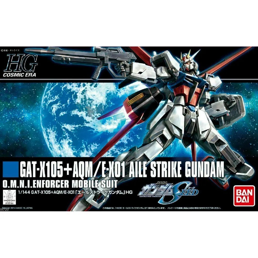 BANDAI HG MOBILE SUIT GAT-X105+AQM / E-X01 AILE STRIKE GUNDAM