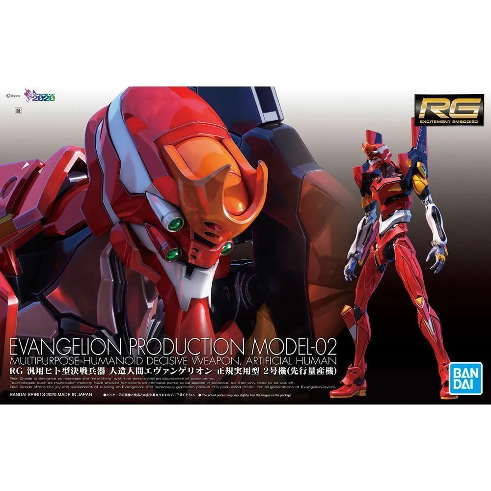 RG Evangelion Unit-02 - Model Kit Articulado - Bandai