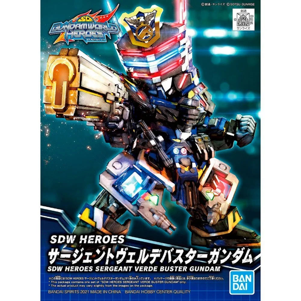 SDW HEROES SERGEANT VERDE BUSTER GUNDAM - Model Kit Articulado - Bandai