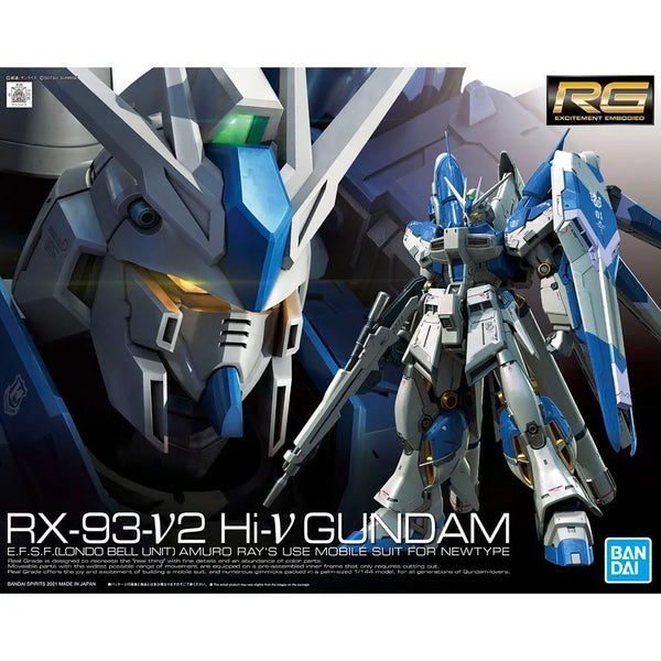 RG 1/144 RX-93-V2 Hi-V Gundam - Model Kit Articulado - Bandai