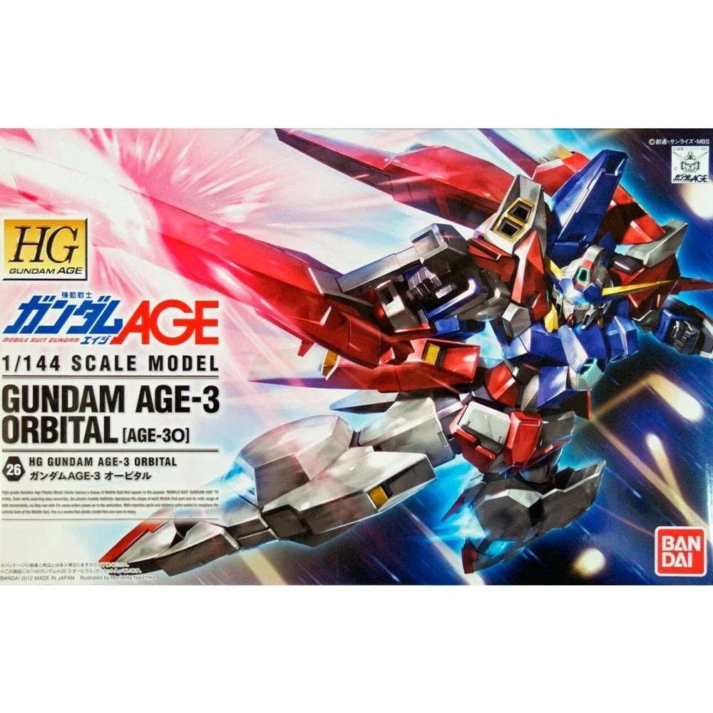 HG 1/144 GUNDAM AGE-3 ORBITAL - Model Kit Articulado - Bandai