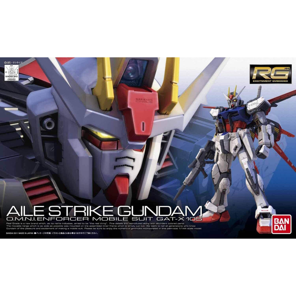 RG 1/144 AILE STRIKE GUNDAM - Model Kit Articulado - Bandai