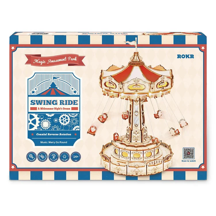 Swing Ride - Rompecabezas 3D de Madera - ROKR
