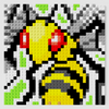 Beedrill Puzzle 2D - 25.5 x 25.5cm - Pix Brix